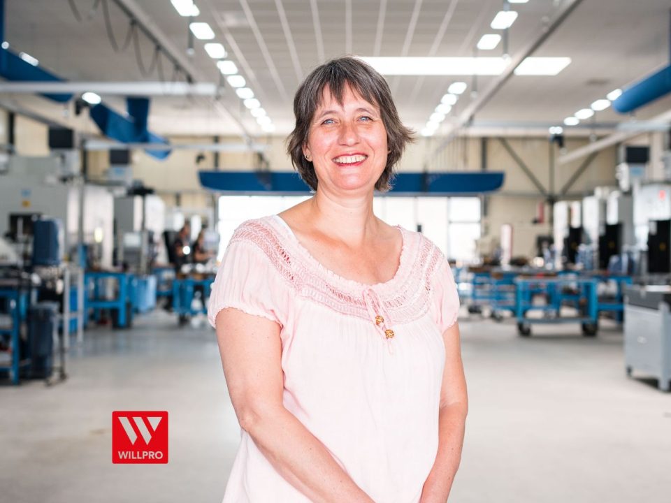 Mariëtte and working at Willpro